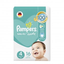 Pampers, size 4, diaper 16