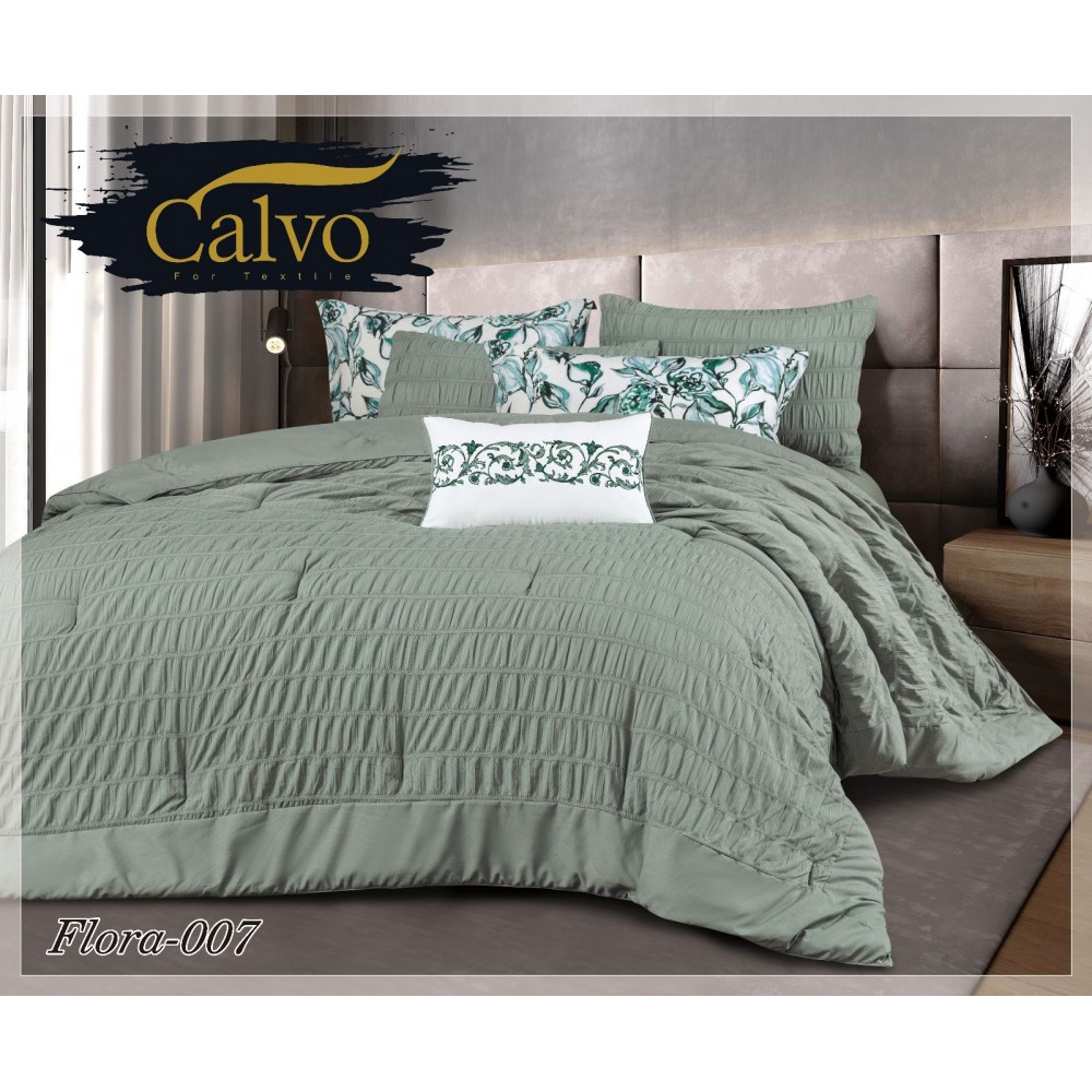 Calvo Flora comforter set, 7 pieces