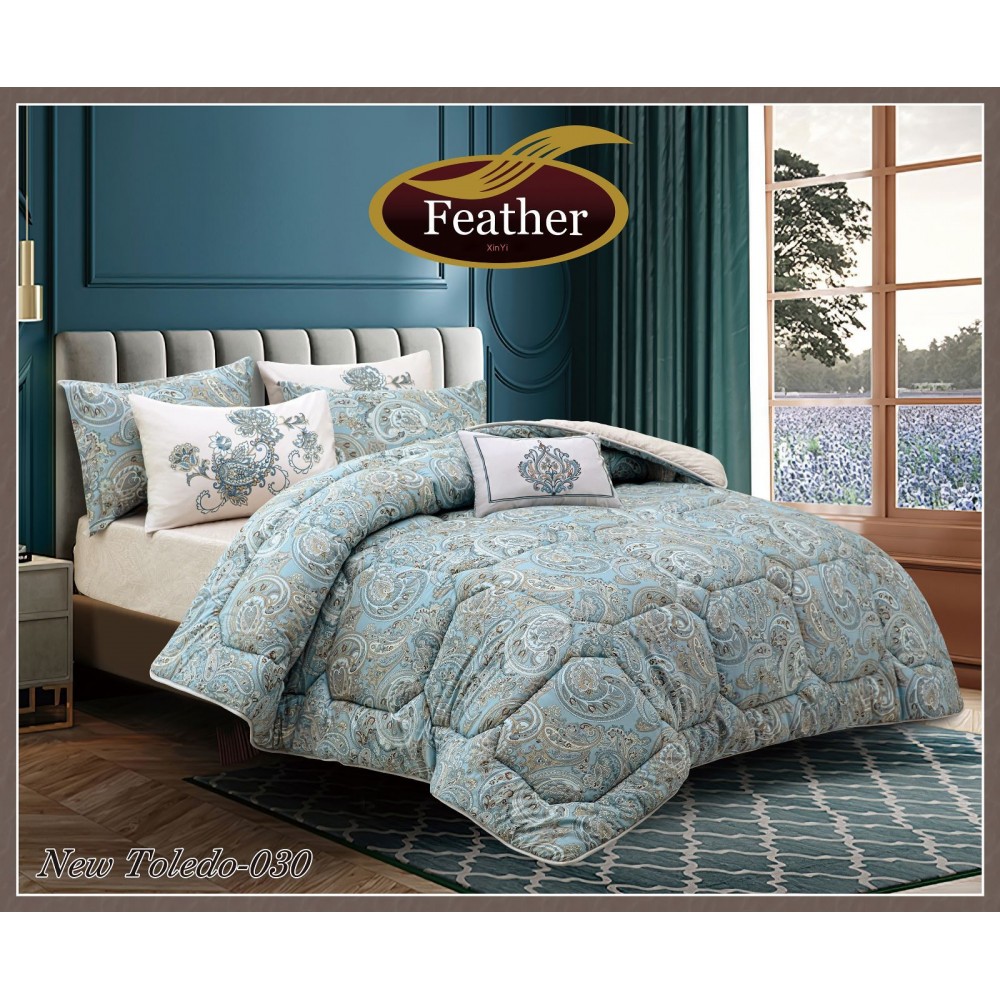 Comforter set, one and a half, 4 pieces, Feather New Toledo