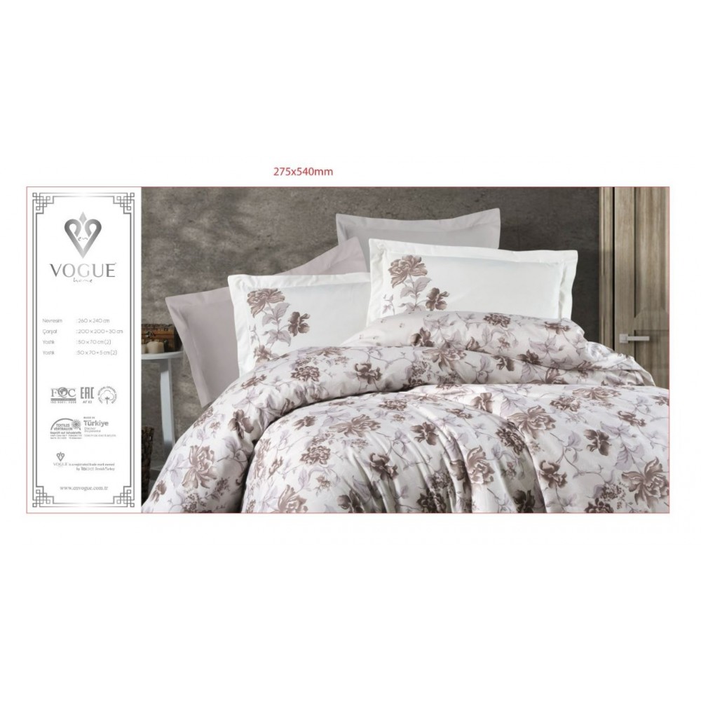 VOGUE Turkish comforter set, cotton, one and a half, 4 pieces