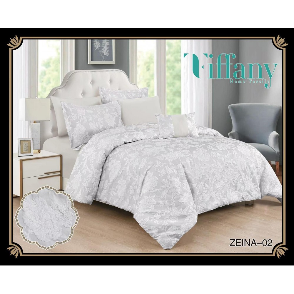 Tiffany ZEINA, Turkish jacquard comforter set, 7 pieces