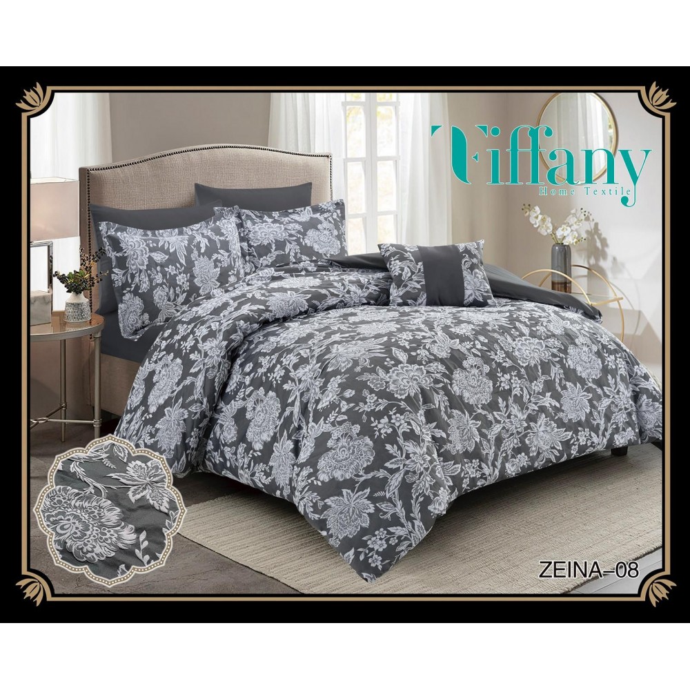 Tiffany ZEINA, Turkish jacquard comforter set, 7 pieces