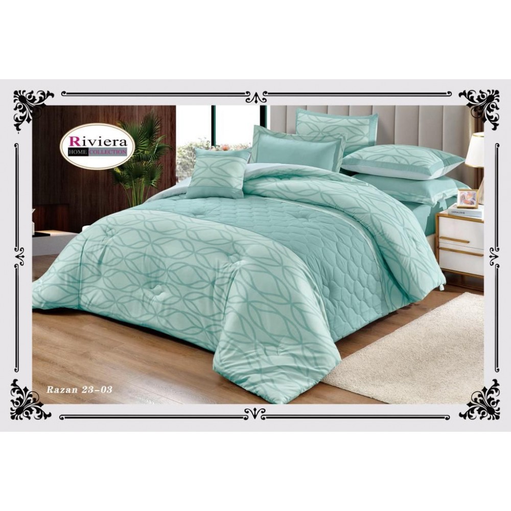 Riviera Razan Riviera Double Comforter Set 7 Pieces