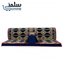 A distinctive Syrian Sadu Najm white knitting set