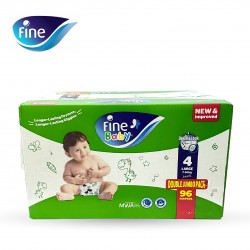 Fine Baby Diapers Value Box 96 Pieces - No.4