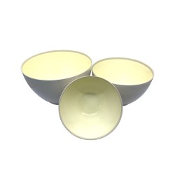 3 pieces plastic bowl