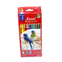 First wooden color pencils box 12 pieces  s65