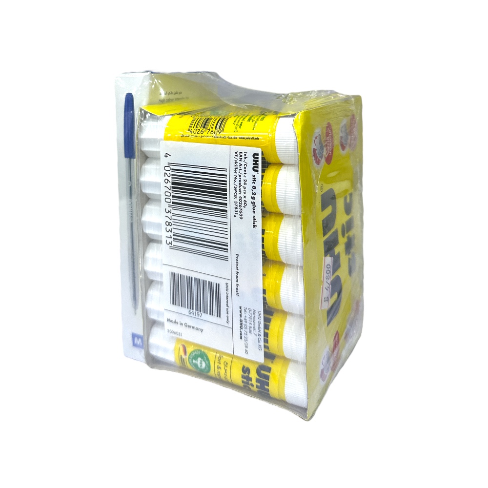 Adhesive glue box 24 tablets + pencils box  s91