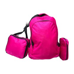 School Bag 3 Pieces Girls Pink  s143